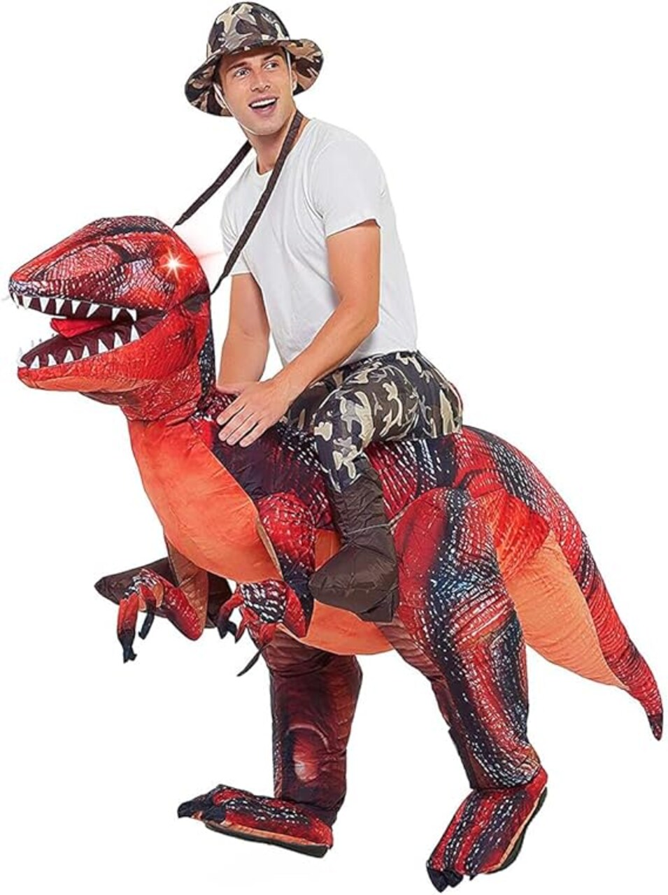 GOOSH Inflatable Dinosaur Halloween Costumes Kids and Adults for Halloween Party Cosplay